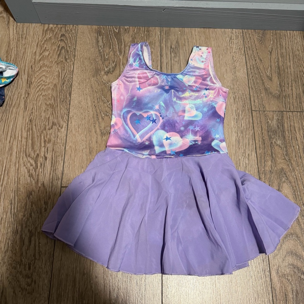 Kids dance leotard skirt dance dress. Size 110 (5-6)